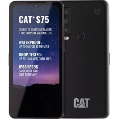 CAT S75 5G Black Dual-SIM Outdoor Smartphone - Rugged Android 12.0, 6GB RAM, 128GB Storage - Unmatched Durability & Performance